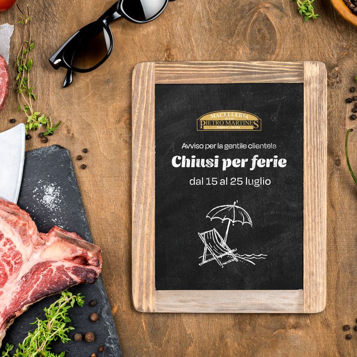 Cari clienti, dopo un anno intenso la Macelleria Pietro Martines